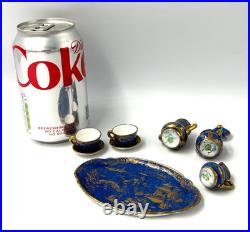 Antique Rare Miniature Tea Set Crown Staffordshire Early 20th C T. Goode & Co