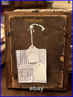 Antique Rare Unusual Early American Folk Art Masonic Silhouette Of Gentleman