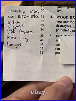 Antique Rare Unusual Early American Folk Art Masonic Silhouette Of Gentleman