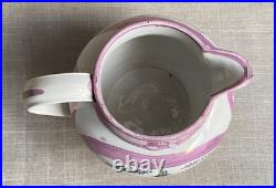 Antique Rare c1816 Sunderland Lustre Jug Early Scott Version Union Jack Sailor