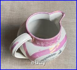 Antique Rare c1816 Sunderland Lustre Union Jack Sailor Jug Early Scott Version
