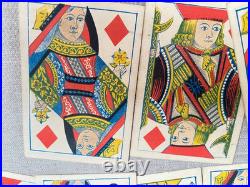 Antique Rare c1850s Reynolds Early Playing Cards Game Set Scoreboards & Pegs Box