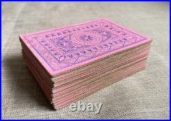 Antique Rare c1850s Reynolds Early Playing Cards Game Set Scoreboards & Pegs Box
