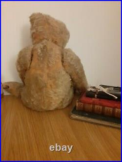 Antique Rare strunz Early jointed Mohair Jointed Teddy Bear german