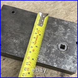 Antique Recessed Rim Lock Very Rare Solid Unusual Old / Early Beautiful