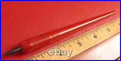 Antique Red Bakelite Modernist Early Ball Point Dip Pen Caligraphy # 4105 Rare