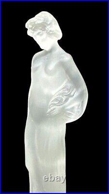 Antique Rene R Lalique Statuette Moyenne Nue Nude Female Circa 1912 RARE