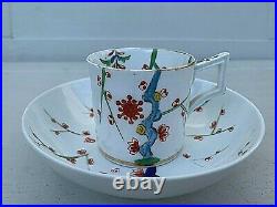 Antique Royal Crown Derby Cup And Saucer Kakiemon Rare Early Pattern