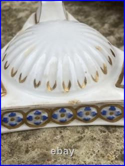 Antique Salt Cellars x 6. Early Meissen Pattern 19th Century. Rare and Exquisite