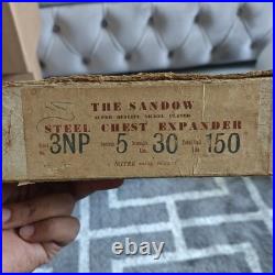 Antique Sandow Physical Culture Appliance Steel Chest Expander Rare Boxed