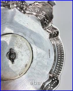 Antique Silver Plated Cruet Set & Tray -Rare Cayenne bottle Early 20th century