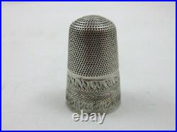 Antique Solid Silver VERY RARE THIMBLE EARLY 19th. CENTURY