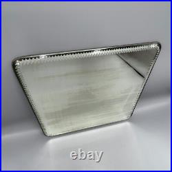 Antique Sorcerer Wall Mirror / Display Tray Square Lead Rim Bevelled C1930 Rare