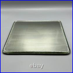 Antique Sorcerer Wall Mirror / Display Tray Square Lead Rim Bevelled C1930 Rare
