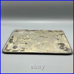 Antique Sorcerer Wall Mirror / Display Tray Square Lead Rim Bevelled C1930 Rare