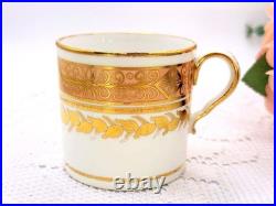 Antique Spode Coffee Can c1802 Rare Pattern 441, Early English Porcelain