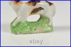 Antique Staffordshire Early Porcelain Ceramic Cat Figurine Rare