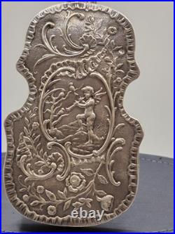 Antique Sterling Silver Cello Handmade Early 19th Century Rare Hallmarked Art