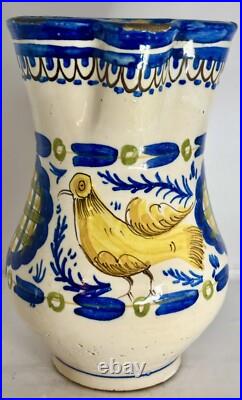 Antique Triana Pitcher Early Iberian Ceramic Earthenware Rare