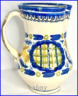 Antique Triana Pitcher Early Iberian Ceramic Earthenware Rare