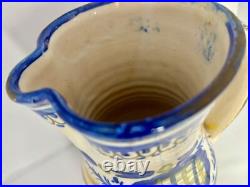 Antique Triana Pitcher Early Iberian Ceramic Earthenware Rare
