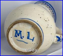 Antique Triana Pitcher Early Iberian Ceramic Earthenware Rare