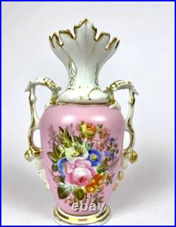 Antique Vase, Rare, early 19th century, Old Paris, France Fascinating Painting