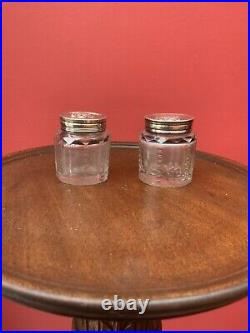 Antique Very Early and Rare Silver Inkwell Superb London 1778 William Plumber