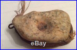 Antique Very Rare Stone Early Native American Fishing Net Weight Artifact