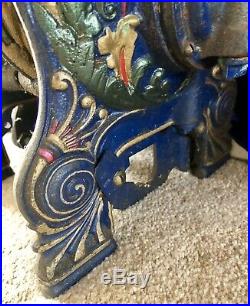 Antique Victorian Cast Iron Radiator Early 1900s Beautiful & Ornate Very Rare