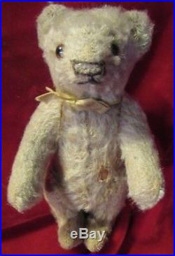 Antique Vintage Miniature Mohair Early Steiff Teddy Bear Adorable 5 Rare Paws