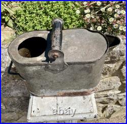 Antique Watering Can/ Oil Can From Railway Station In Devon. RARE Find Early 20c