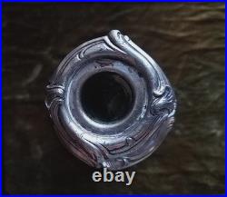 Antique Weidlich Bros Rococo Art Nouveau Silverplate Candlestick, Lg Heavy, Rare