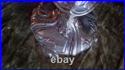 Antique Weidlich Bros Rococo Art Nouveau Silverplate Candlestick, Lg Heavy, Rare