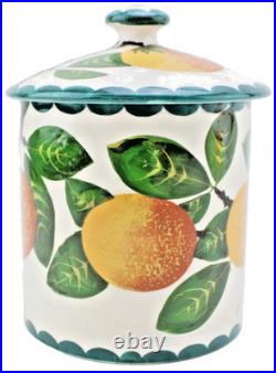 Antique Wemyss Robert Herron Early Rare Lidded Biscuit Barrel. Vgc