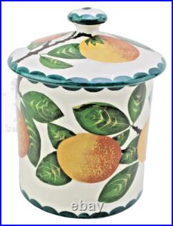 Antique Wemyss Robert Herron Early Rare Lidded Biscuit Barrel. Vgc