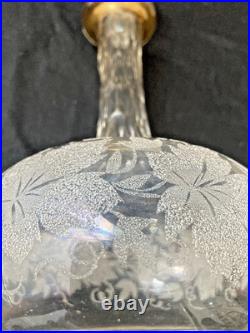 Antique Wine Glass Decanter Set, European, Art Glass, Early 20th Century RARE
