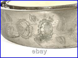 Antique Zither Banjo Pre-WWI Bombay Export Rare Early John Grey Era engraved