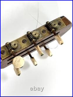 Antique Zither Banjo Pre-WWI Bombay Export Rare Early John Grey Era engraved