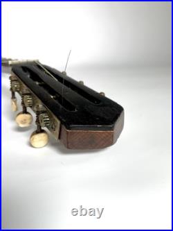 Antique Zither Banjo Pre-WWI Bombay Export Rare Early John Grey Era engraved