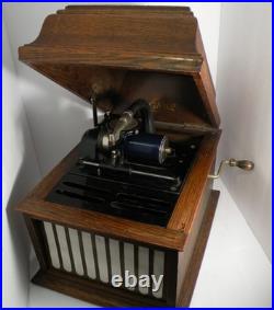 Antique and Original Edison Amberola Wax Cylinder Phonograph Rare Original and
