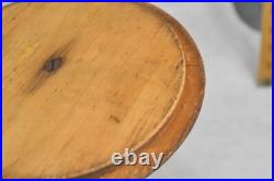 Antique bucket withlid rare early Shaker Community sm diamonds 19th c original