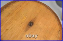 Antique bucket withlid rare early Shaker Community sm diamonds 19th c original