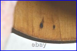 Antique bucket withlid rare early Shaker Community sm diamonds 19th c original