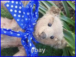 Antique charming Early 1900s 10 Rare Steiff Metal Button Jointed Teddy Bear