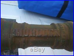 Antique rare Cast Iron early 1900s murdock Garden Faucet hydrant 1900/1905