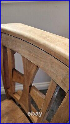 Antique rare Church Chapel Oak Chair kneeling pad Bible holder (other listed)