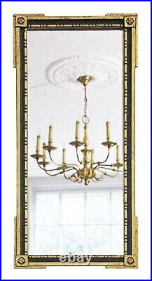 Antique rare early 19th Century Georgian gilt overmantle wall mirror