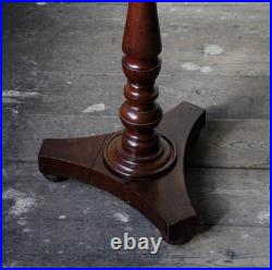 Antique rare early 19th century William IV geometric parquetry side table