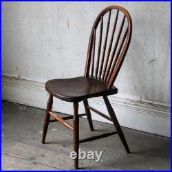 Antique rare early 19th century windsor side chair, faux bamboo, Yealmpton